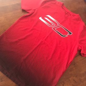 Steph Curry boys Medium shirt never worn